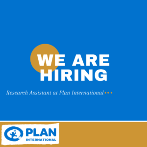 Opportunity Alert: Research Assistant Role at Plan International