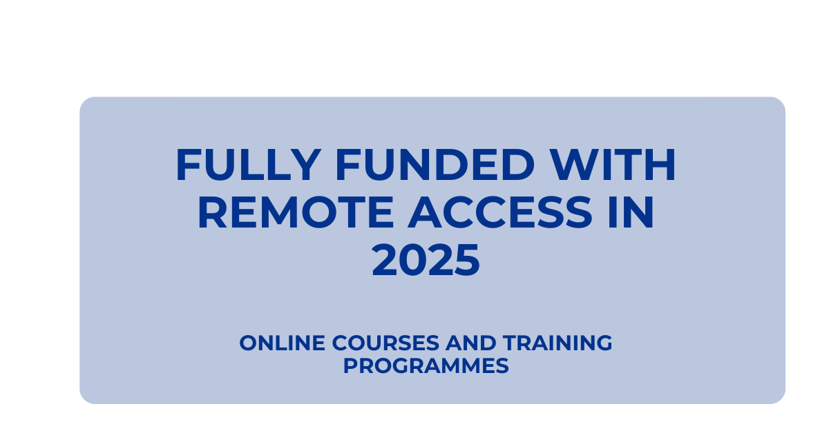 Online Training & Certificate Programmes – Free & Paid 2025