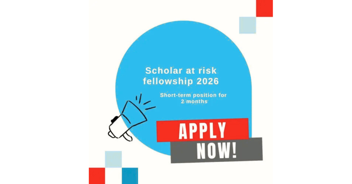 Applications Open: Scholar at Risk Fellowship 2026 at the C²DH