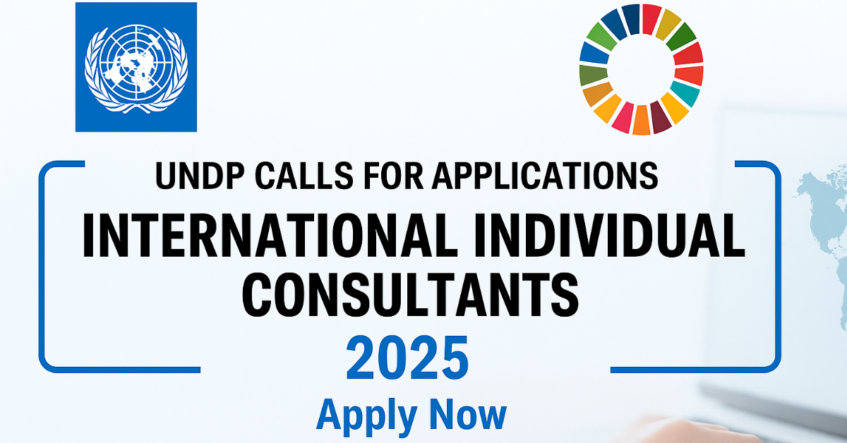 UNDP Calls for Applications: International Individual Consultants Wanted for 2025