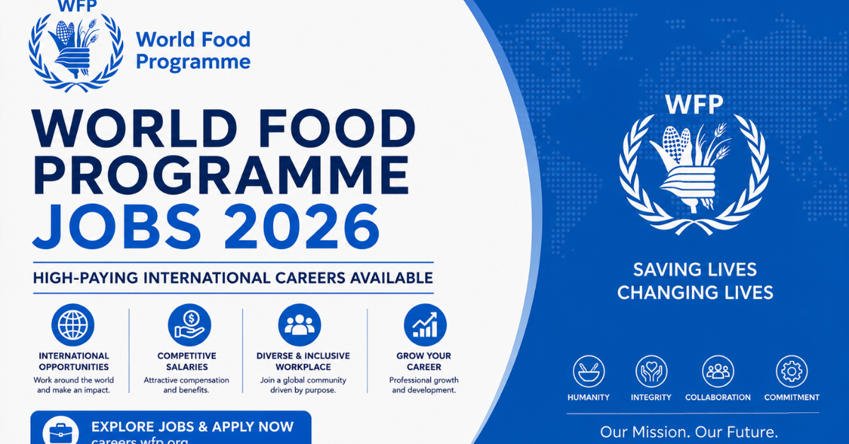 World Food Programme Jobs 2026 — High-Paying International Careers Available