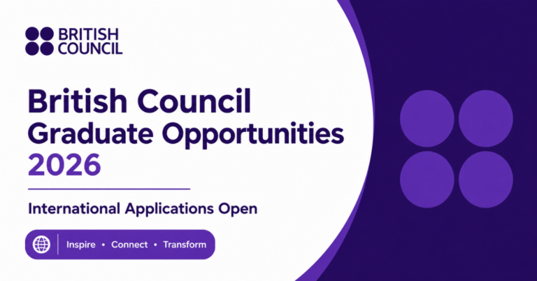 British Council Graduate Opportunities 2026 — International Applications Open
