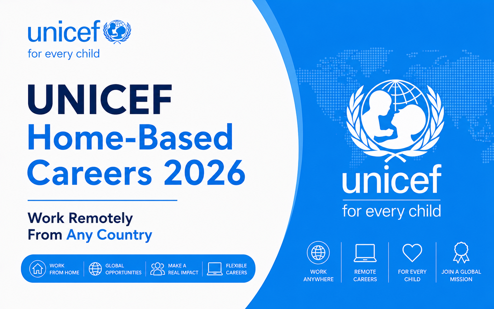 UNICEF Home-Based Careers 2026 — Work Remotely From Any Country
