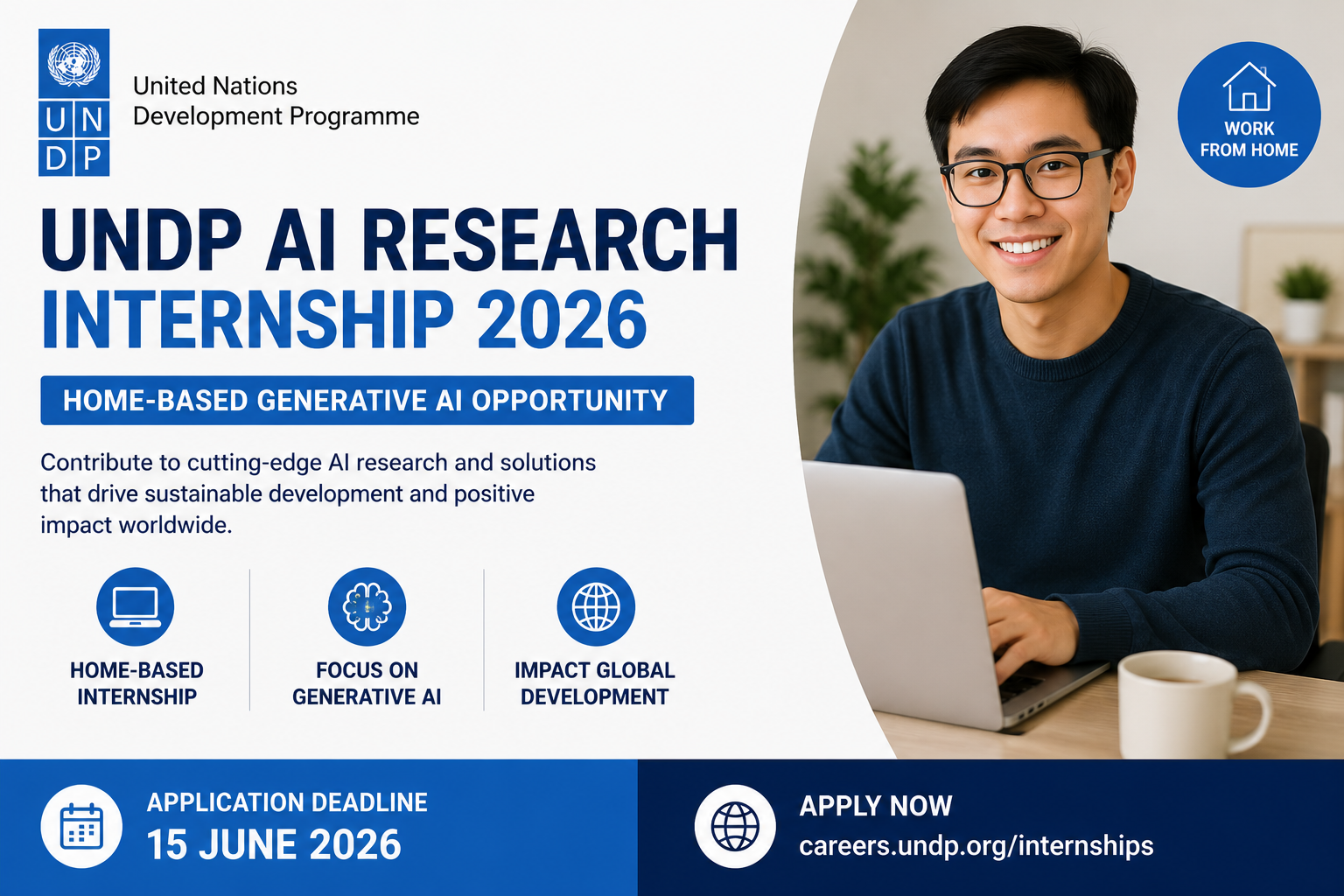 UNDP AI Research Internship 2026 — Home-Based Generative AI Opportunity