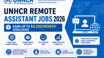 UNHCR Remote Assistant Jobs 2026 — Earn Up to $4,200/Month Worldwide