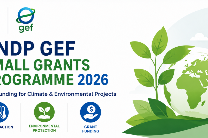 UNDP GEF Small Grants Programme 2026 — Funding for Climate & Environmental Projects