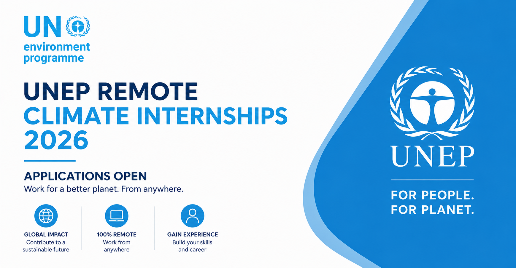 UNEP Remote Climate Internships 2026 — Applications Open