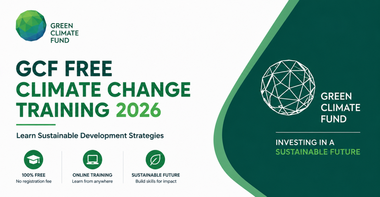 GCF Free Climate Change Training 2026 — Learn Sustainable Development Strategies