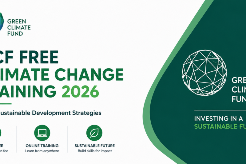 GCF Free Climate Change Training 2026 — Learn Sustainable Development Strategies
