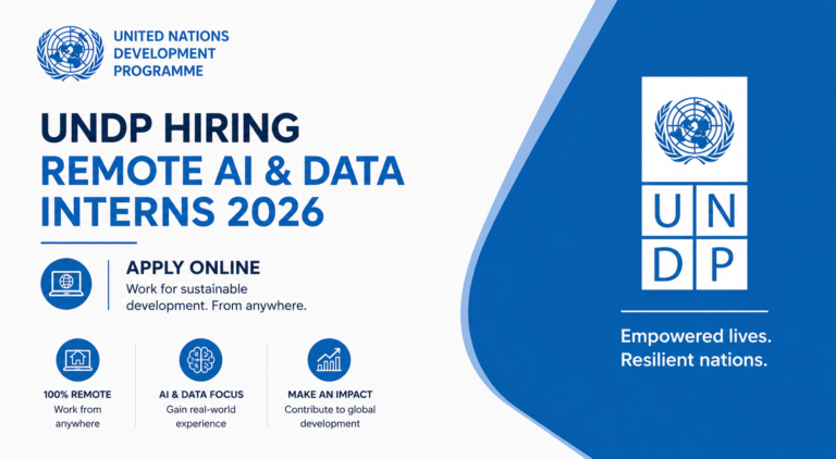 UNDP Hiring Remote AI & Data Interns 2026 — Apply Online