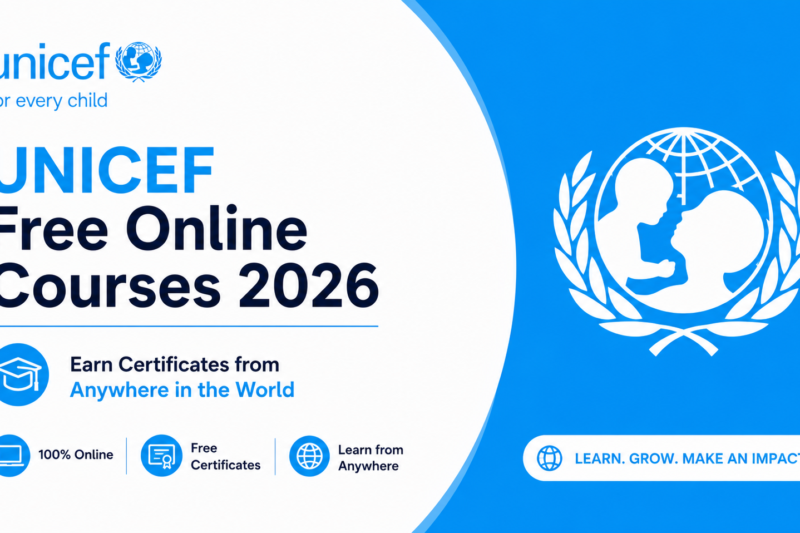 UNICEF Free Online Courses 2026: Earn Certificates from Anywhere in the World