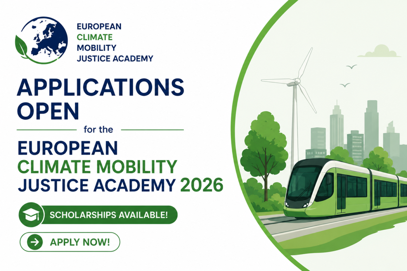 Applications Open for the European Climate Mobility Justice Academy 2026 (Scholarships Available)