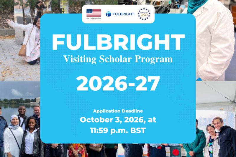 Fulbright Foreign Student Program 2027–2028 Opens Applications for International Graduate Study Opportunities