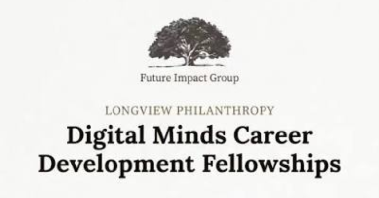 Digital Minds Career Development Fellowships 2026: Funding for AI Research, Policy and Digital Minds Careers