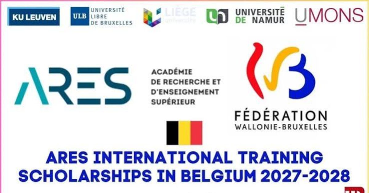 ARES International Training Scholarships 2027–2028 in Belgium: Fully Funded Bachelor's, Master's and Professional Training Opportunities