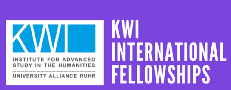 KWI International Fellowships 2027 in Germany: Fully Funded Research Opportunities in Essen
