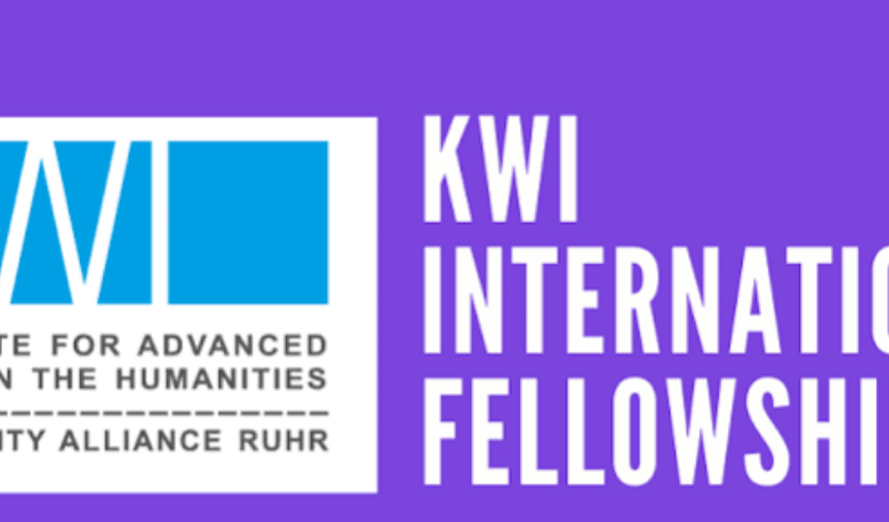KWI International Fellowships 2027 in Germany: Fully Funded Research Opportunities in Essen