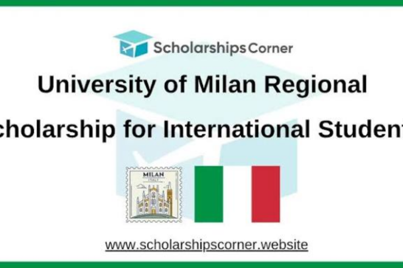 University of Milan Regional Scholarships 2026/27: Financial Support for International Students in Italy