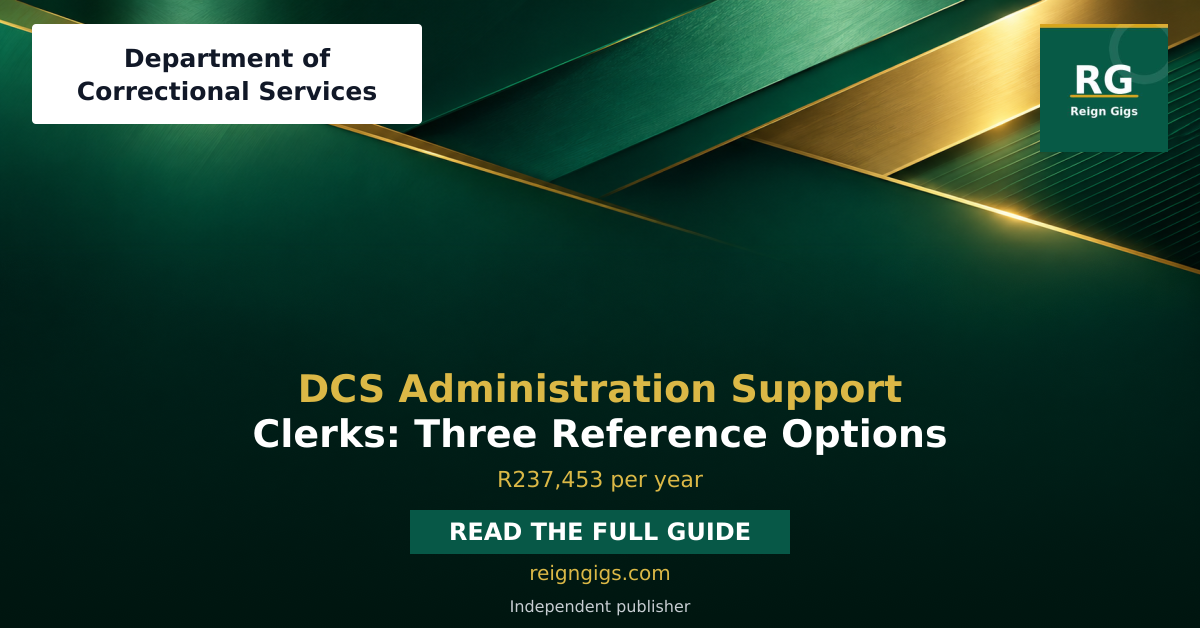 DCS Administration Support Clerks: Three Head Office Reference Options
